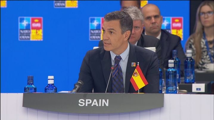 Pedro Sánchez en la Cumbre de la OTAN / TELEMADRID