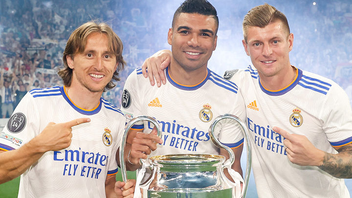 Modric, Casemiro y Kross / @realmadrid