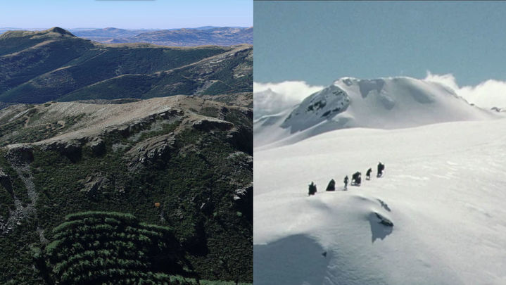 Alto del Porrejón (i) y el Caradhras (d) / REDACCIÓN