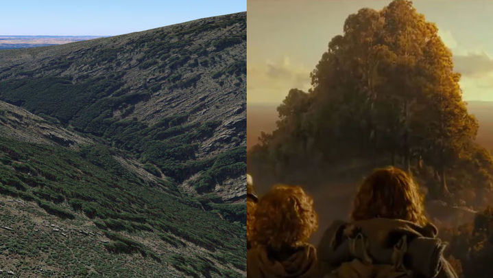 El Atazar (i) y el bosque de Lorien (d) / REDACCIÓN