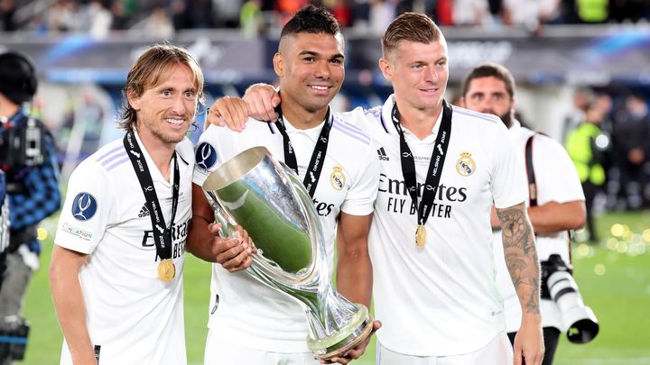 Modric, Casemiro y Kroos / EFE