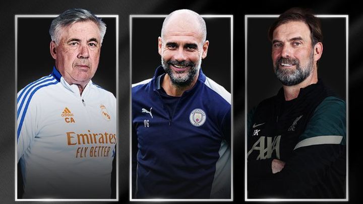 Ancelottti, Guardiola y Klopp / UEFA