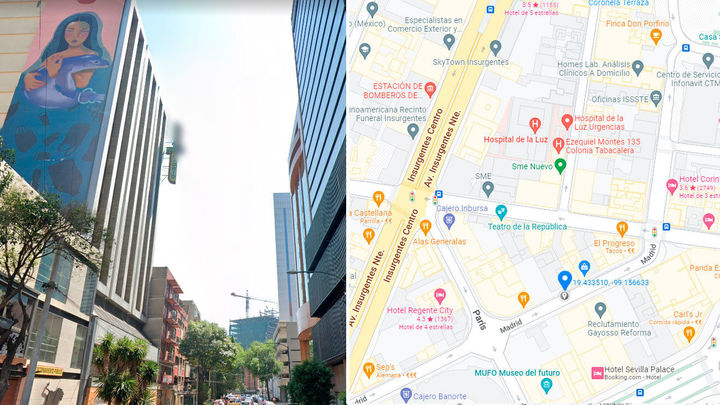 Calle Madrid en Ciudad de México / GOOGLE MAPS