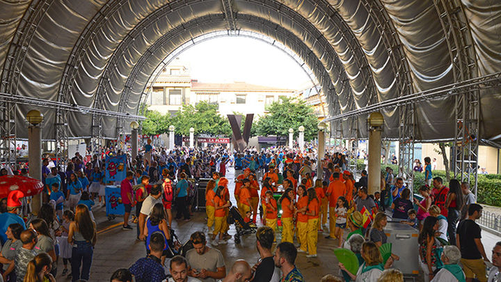 Carpa en el recinto ferial de Velilla de San Antonio / AYTO VELILLA DE SAN ANTONIO