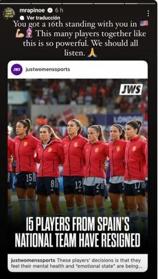 Publicación de Instagram de Rpinoe / INSTAGRAM