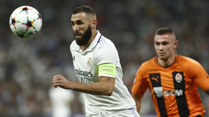 Benzema ante el Shakhtar / EFE