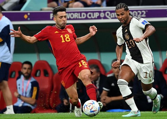 Jordi Alba ante Alemania / EFE