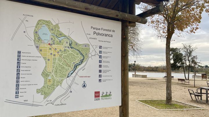 Mapa del Parque Polvoranca / PAULA SERRANO
