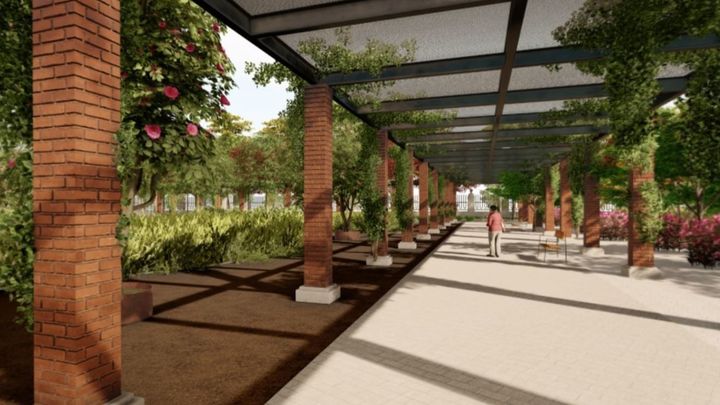 Imagen del nuevo parque Tercer Depósito / CANAL DE ISABEL II