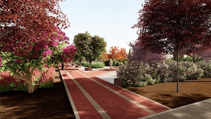 Imagen del nuevo parque Tercer Depósito / CANAL DE ISABEL II