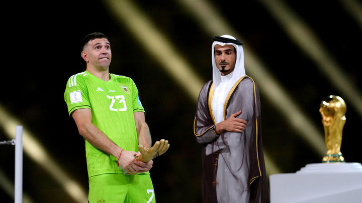 Celebración del 'Dibu Martínez' / EUROPA PRESS