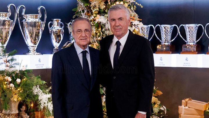 Florentino Pérez y Carlo Ancelotti / REAL MADRID