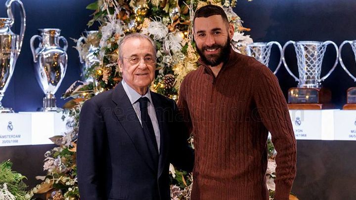 Florentino Pérez y Benzema / REAL MADRID