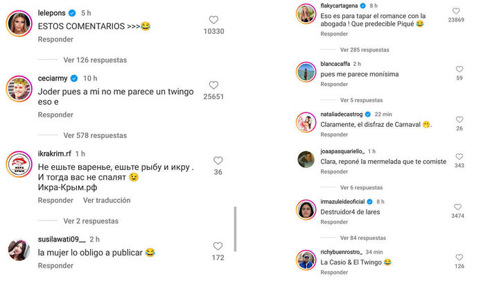 Comentarios a la foto de Piqué y Clara Chía / Telemadrid