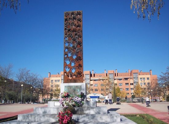 Homenaje a las Víctimas del 11-M en Leganés, obra de Luis Arencibia / AYTO LEGANÉS