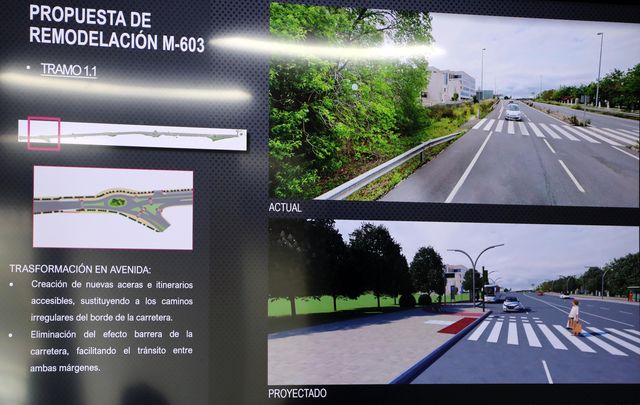 Remodelación de la M-603 / AYUNTAMIENTO DE ALCOBENDAS