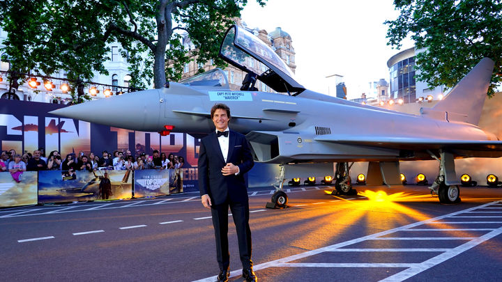 Tom Cruise en la premiere de 'Top Gun: Maverick' / Europa Press