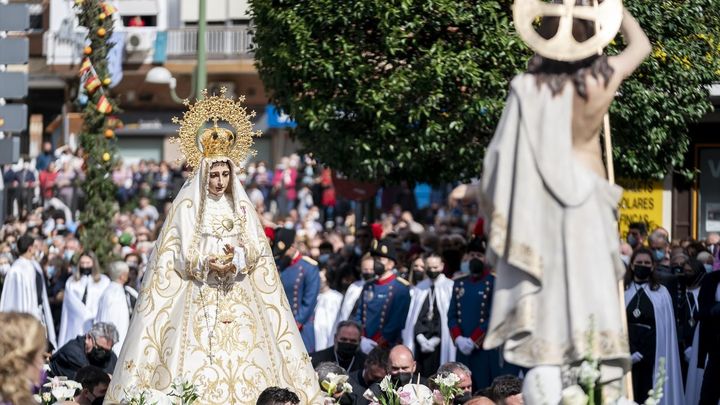 Procesión del Encuentro en Móstoles / EUROPA PRESS