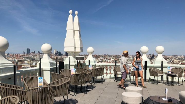 Terraza del hotel Riu en Madrid / REDACCIÓN