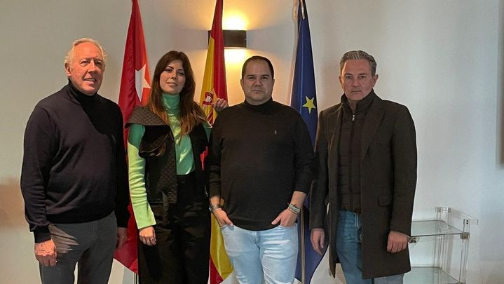 Federico Arnás, Paula Porta, Sixto Naranjo y Luís Miguel Encabo / Telemadrid