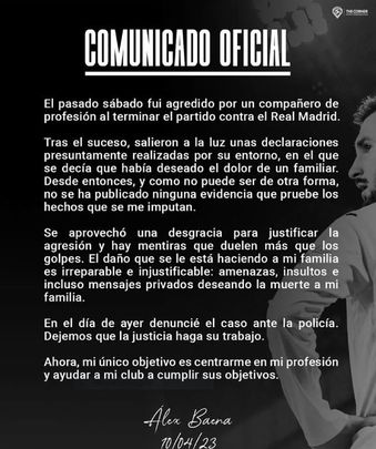 Comunicado de Baena / THE CORNER