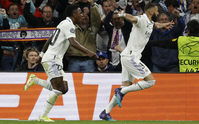 Vinicius y Benzema / EFE