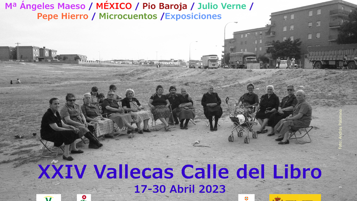 Cartel de la XXIV edición de Vallecas Calle del Libro / VALLECAS TODO CULTURA