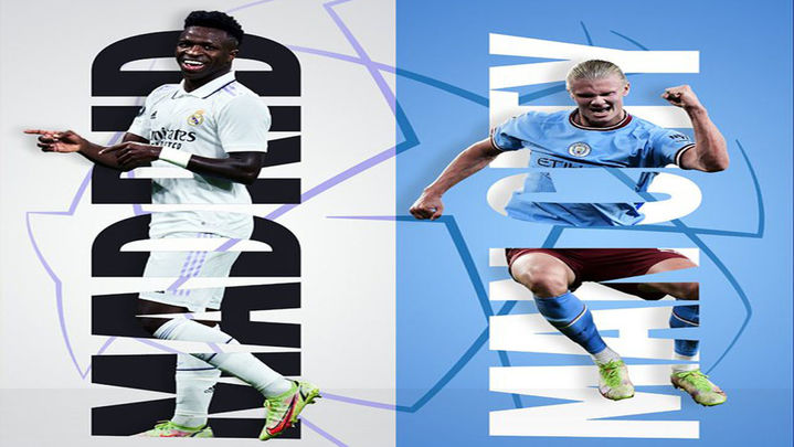 Vinicius y Haaland / UEFA