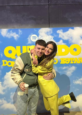 Quevedo y su novia en la presentación de su primer disco / INSTAGRAM DE QUEVEDO
