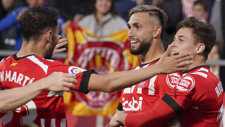 Taty Castellanos celebra su tercer gol / EFE