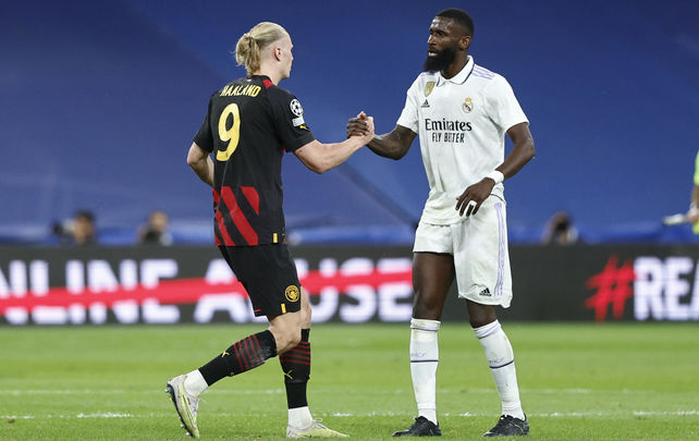 Haaland y Rudiger / EFE