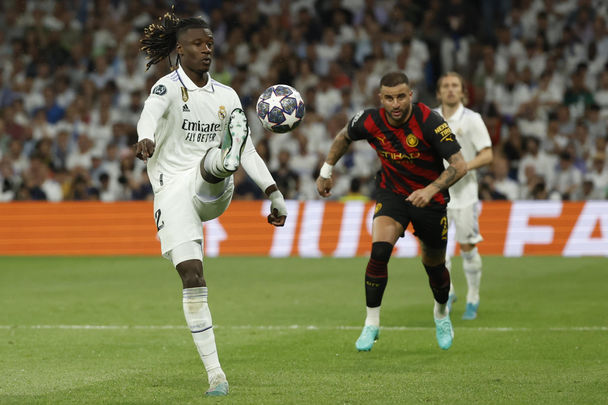 Camavinga ante el Manchester City / EFE