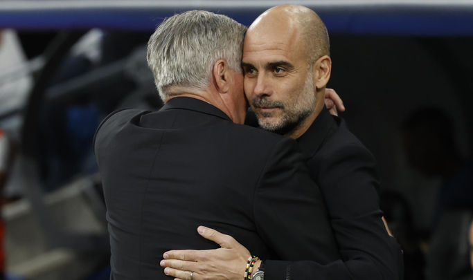 Ancelotti y Guardiola / EFE