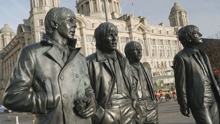 Estatua de los Beatles en Liverpool / Redacción