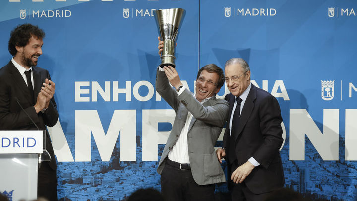 Llull, Almeida y Florentino Pérez / EFE