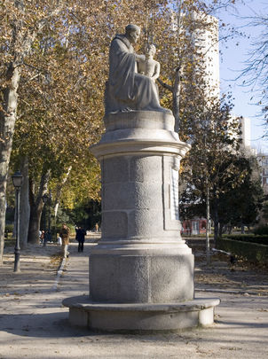 Estatua de Fray Ponce de León en el Parque de El Retiro / MADRID.ES