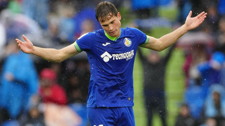 El delantero del Getafe Juan Latasa / EFE