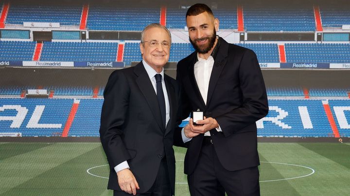 Florentino Pérez y Benzema / REAL MADRID