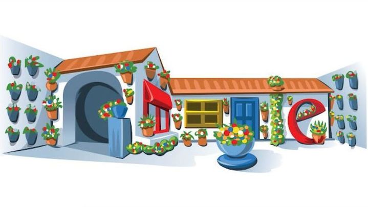 'Doodle' dedicado a los patios cordobeses / GOOGLE