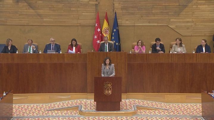 Isabel Díaz Ayuso en el Debate de Investidura / TELEMADRID