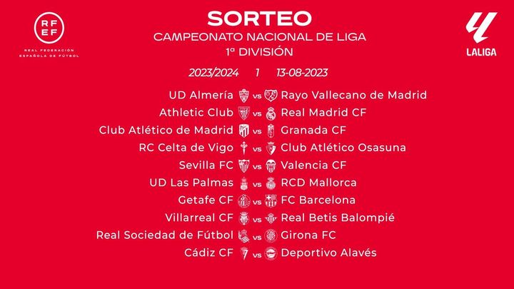 Primera jornada de liga / RFEF