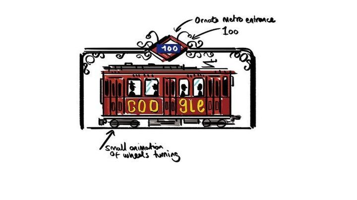 Homenaje al Metro / GOOGLE