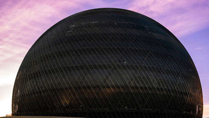 Aspecto exterior de The Sphere / @SphereVegas