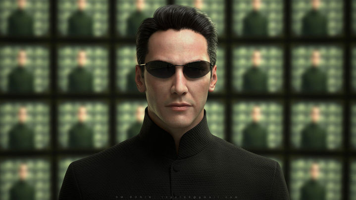 Keanu Reeves como 'Neo' / Telemadrid