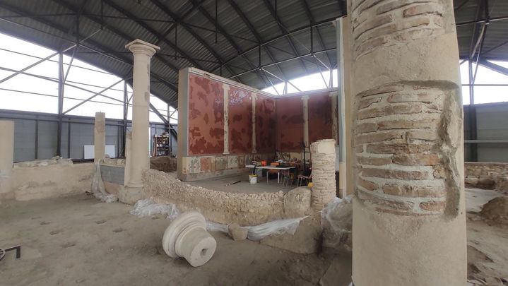 Vista del yacimiento arqueológico de Complutum / EFE