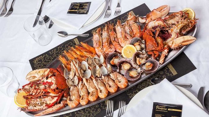 Parrillada de marisco de La Chalana / Telemadrid
