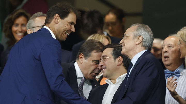 Rafa Nadal y Florentino Pérez / EFE