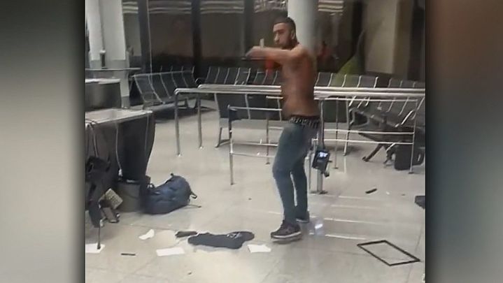 El hombre detenido en Palma de Mallorca / Telemadrid