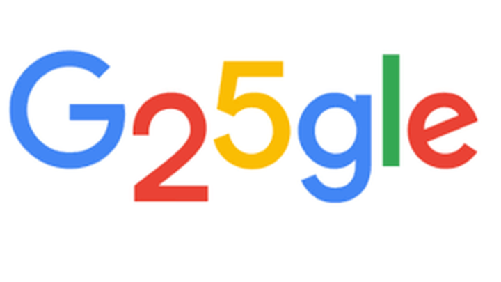 Doodle conmemorativo del 25 aniversario de Google / GOOGLE