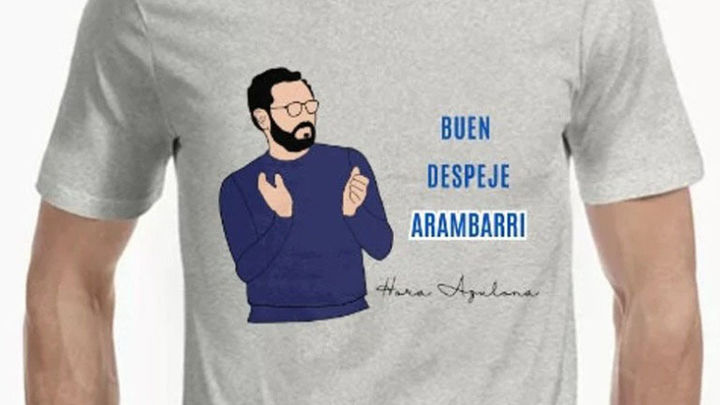 Camiseta de Bordalás / TWITTER